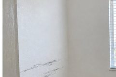 Illustration: scuff on a bedroom wall